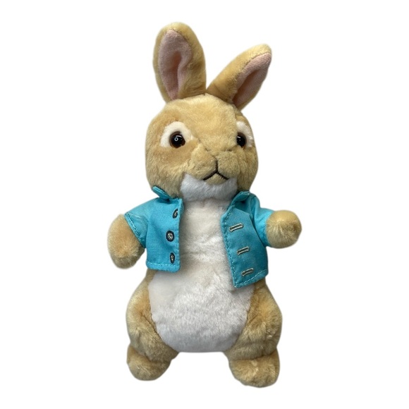 TY Beanies Collection 2018 Peter Rabbit Cotton Tail 8” Plush Stuffed Bunny - Picture 1 of 10